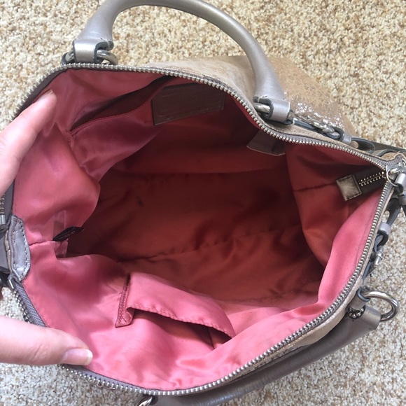 NWT Coach Sophia Madison Satchel Bag SV Slate - Picture 8 of 9